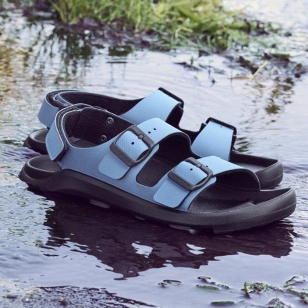 Birkenstock Mogami Terra Blue Hiking Sandals Women's Sz 36, US L 5 Reg Width